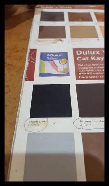 Jual Jual Dulux V Gloss Cat Besi Dan Kayu Black Doff Di Lapak Widia Store Bukalapak