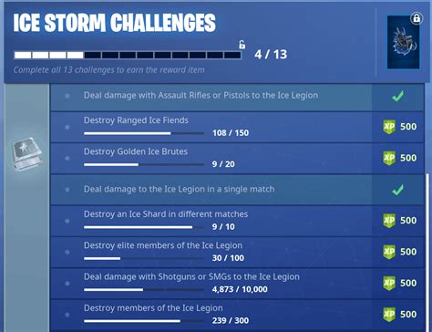 Finishing Fortnites Ice Storm Challenges Gamers Digest