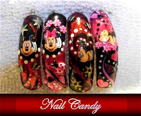 Mickey And Minnie Nail Art Gallery
