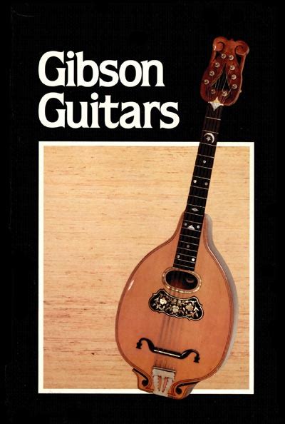 1980 Gibson Guitars Catalog Vintage Guitar And Bass
