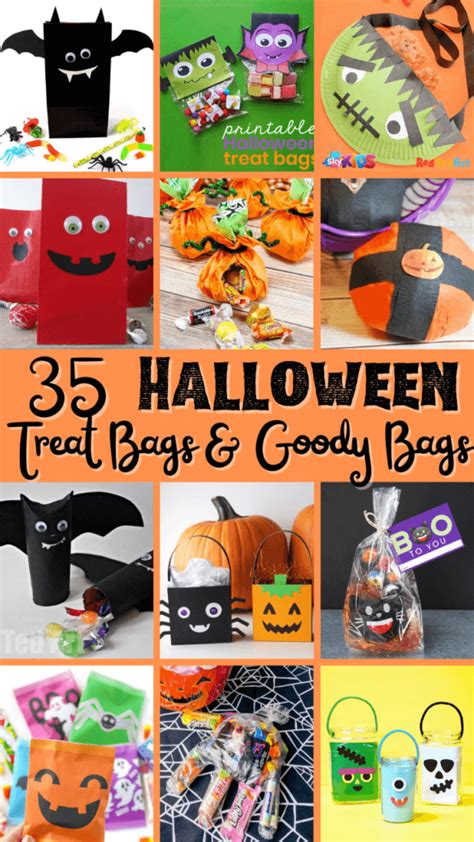 35 Halloween Treat Bag Toppers And Goody Bag Ideas The Tiptoe Fairy