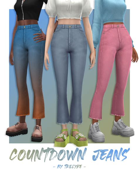 Countdown Jeans At Trillyke Sims 4 Updates