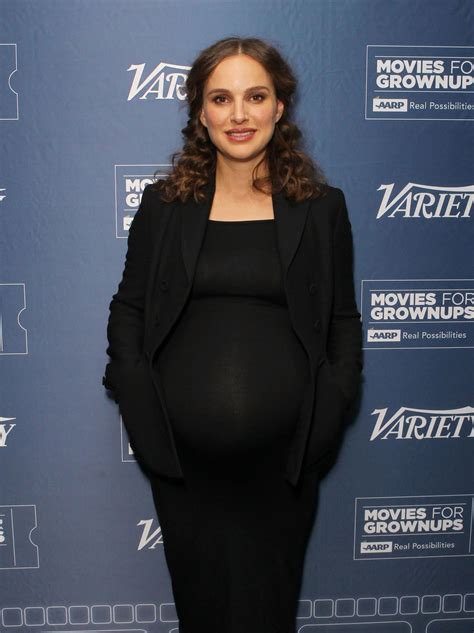 pregnant natalie portman at ‘jackie variety and aarp movies for grownups screening series in