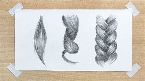 How To Draw Hairs Youtube