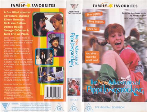 The New Adventures Of Pippi Longstockings Vhs Video Pal~ A Rare Find~
