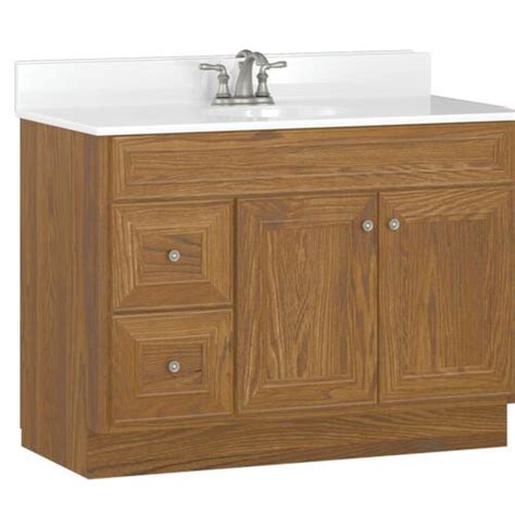 Shop menards for a wide variety of vanities complete with tops to complete the look of your bath, available in a variety of styles and finishes. Briarwood Highpoint 42"W x 21"D Bathroom Vanity Cabinet at Menards®