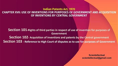 Section 101 102 103 Indian Patents Act 1970 Indian Patent Agent