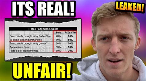 Streamers Shocked After Seeing Tfues Legit Faze Clan Contract Tfue