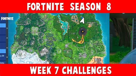 Fortnite Season 8 Week 7 Challenges Visit Pirate Camps In A Single