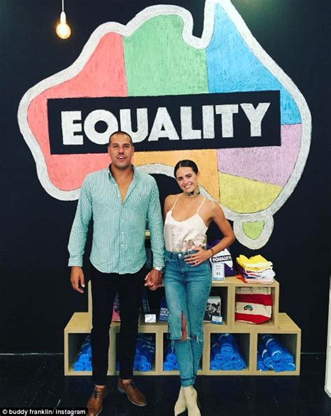 Jesinta And Buddy Franklin Support Marriage Equality Daily Mail Online