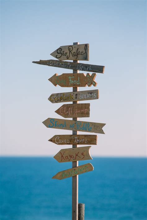 Diy How To Make A Beach Directional Sign