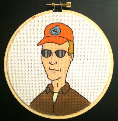 Dale Gribble Aka Rusty Shackleford Embroidery 2000 Via Etsy This
