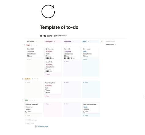 Notion Task Manager Templates Notionhub