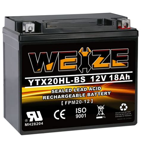 Ytx20hl Bs Battery High Performance Maintenance Free Sealed Agm