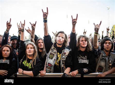 Enthusiastic Heavy Metal Fans Go Crazy At Copenhell Heavy Metal Festival In Copenhagen Here