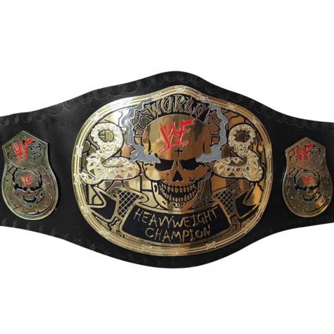 Wwf Stone Cold Smoking Skull Championship Belt Adult Replica Title
