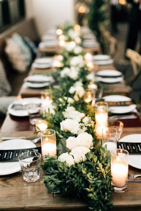 100 Most Charming Greenery Centerpiece Ideas Foliage White Flowers