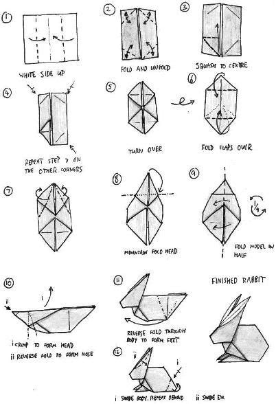 Easter Origami Easy Arrinamay