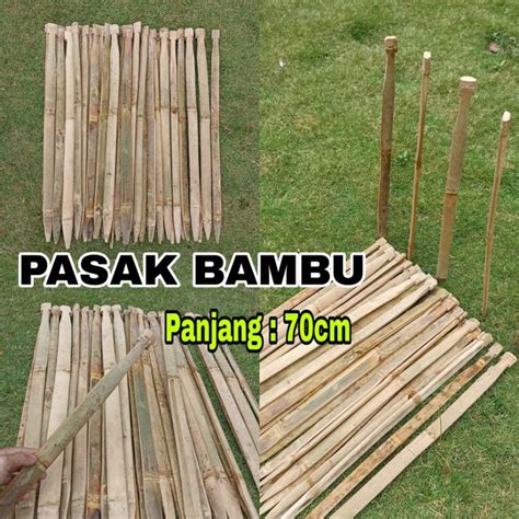 Jual Pasak Tenda Pramukapatok Bahan Bambu Panjang 70cm Shopee Indonesia