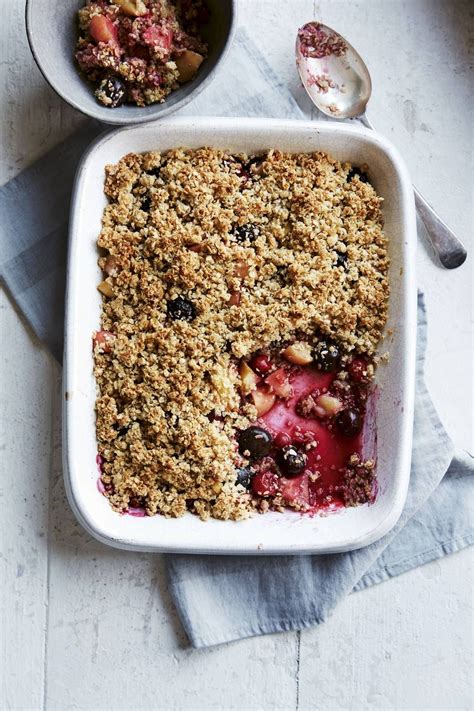 Collection by jennifer kubow • last updated 9 weeks ago. Berry and Apple Crumble | Recipe in 2020 | Low calorie ...