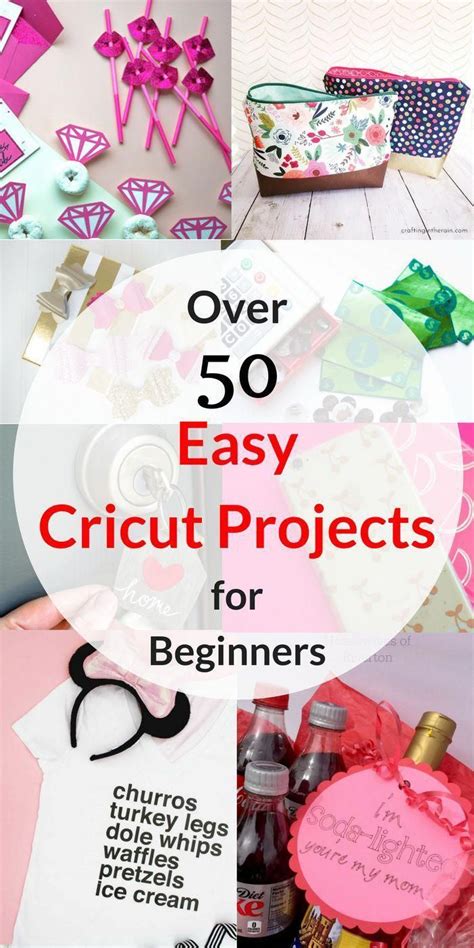 New To Cricut These 50 Projects Are Super Easy To Make And Great For