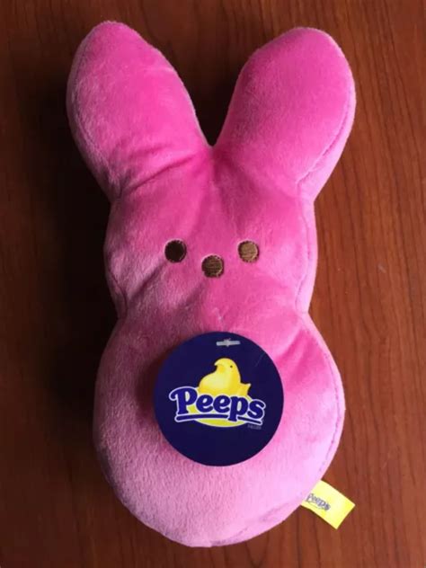 ☀just Born Peeps Pink Bunny Rabbit 9 Plush Stuffed Animal Toy Nwt