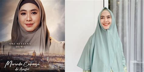 Biodata Oki Setiana Dewi Lengkap Umur Dan Agama Aktris Pemeran Ustazah Fatima Film Merindu