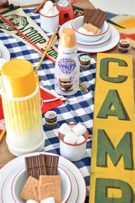 Karas Party Ideas Summer Camp Party With Smores International Delight