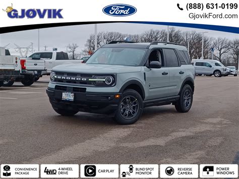 New 2023 Cactus Gray Ford Bronco Sport Big Bend® Sport Utility For Sale In Plano 4812 Gjovik Ford