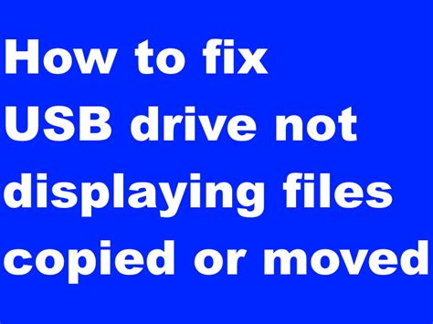 How To Fix Usb Device Not Displaying In Windows 10