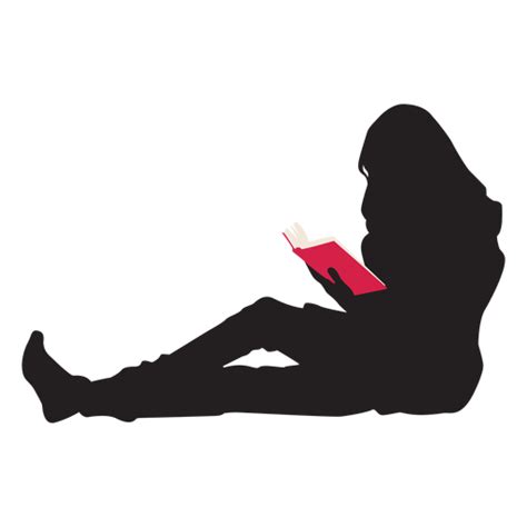 Woman Reading Silhouette Png Image Download As Svg Vector Eps Or Psd
