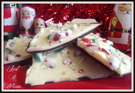 Candy Cane Chocolate Bark Just A Mums Kitchen