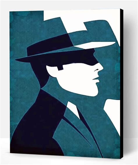 Classy Man Illustration New Paint By Numbers Paint By Numbers Pro