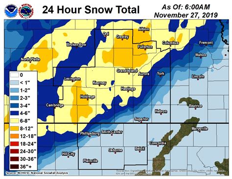 Nov 26 2019 6 10 Of Snow And Strong Winds Impact The Northwestern