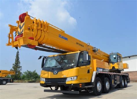 Xcmg 50 Ton Mobile Truck Crane Qy50kd For Uzbekistan