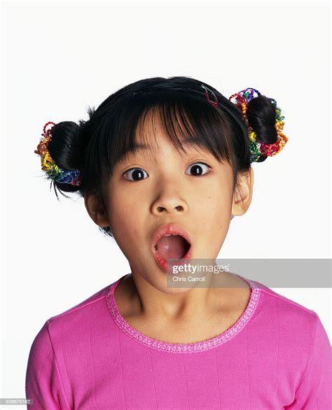 Little Girl Expressing Surprise High Res Stock Photo Getty Images