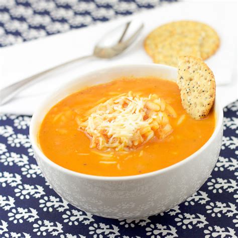 Tomato Soup With Orzo Domatosoupa Me Kritharaki Lemon Olives