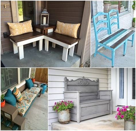 10 Awesome Diy Front Porch Bench Ideas Diy Front Porch Porch Bench