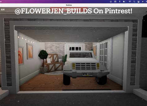 Yes You Can Make A Garage Look Cute Bloxburg Roblox Architecture