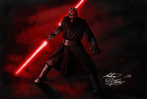 Free Download Darth Maul By Torvald2000 1086x735 For Your Desktop