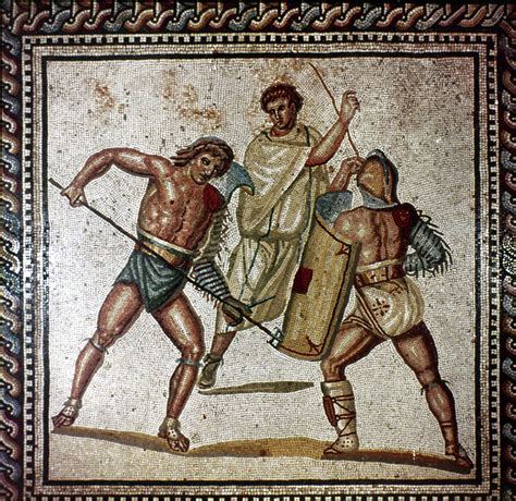 Roman Gladiators Painting By Granger