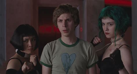 Scott Pilgrim Vs The World Michael Cera Ellen Wong Mary Elizabeth Winstead Knives Chau Ramona