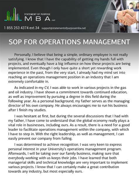 great   sop  operations management