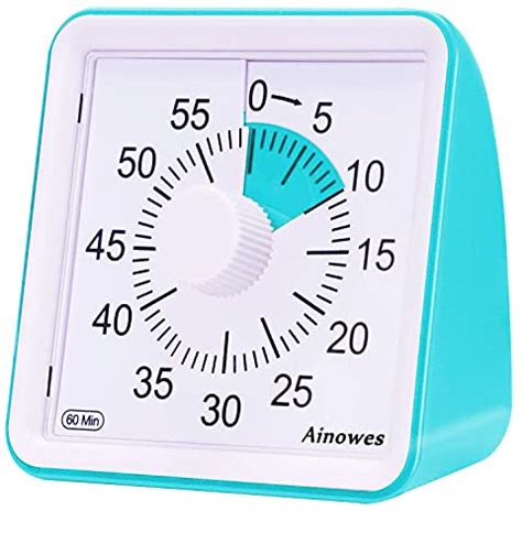 Ainowes Visual Timer 60 Minute Silent Countdown Timer For Kids And