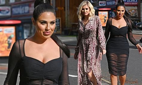Love Islands Anna Vakili Commands Attention In Low Cut Sheer Dress As