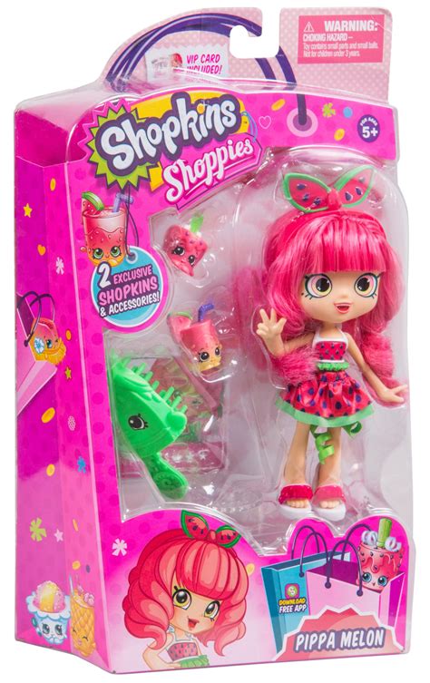 Shopkins Shoppies Season 3 Dolls Single Pack Pippa Melon 630996564141