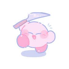 Kirby With A Knife Kirby Kirby Art Kirby Matching Icons