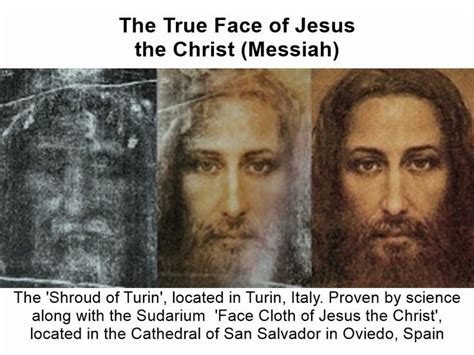 The True Face Of Jesus Christmessiah On His Burial Cloth Shroud Of