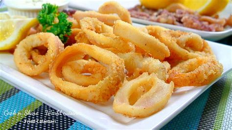 Fried Calamari Is A Delicious Seafood Appetizer Or Snack Made With Deep