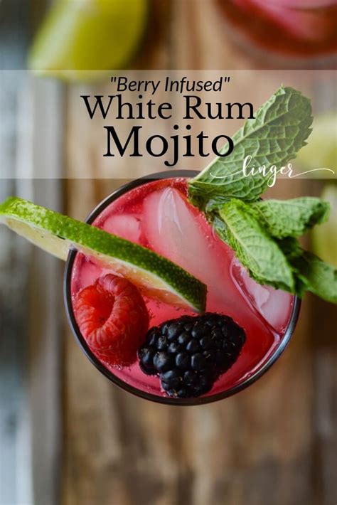 Berry Infused White Rum Mojito Recipe Summertime Recipes Summertime Drinks Happy Hour Food
